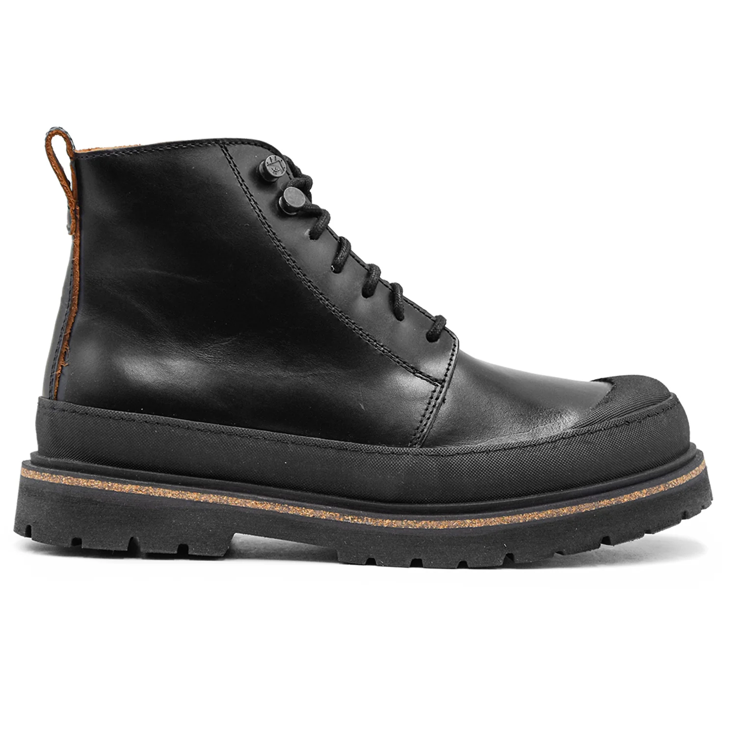 Birkenstock Polacchino Uomo Prescott Nero Con Plantare Sagomato - immagine 2