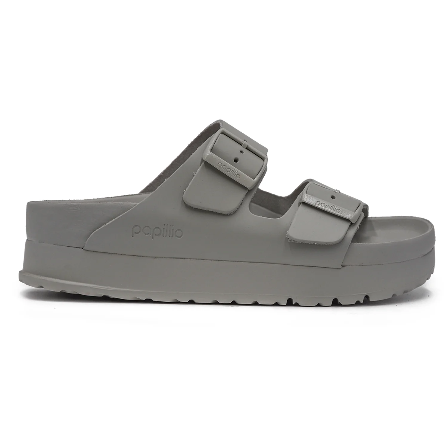 Birkenstock Arizona Linea Papillio Grigio Donna Con Suola Smussata - immagine 2