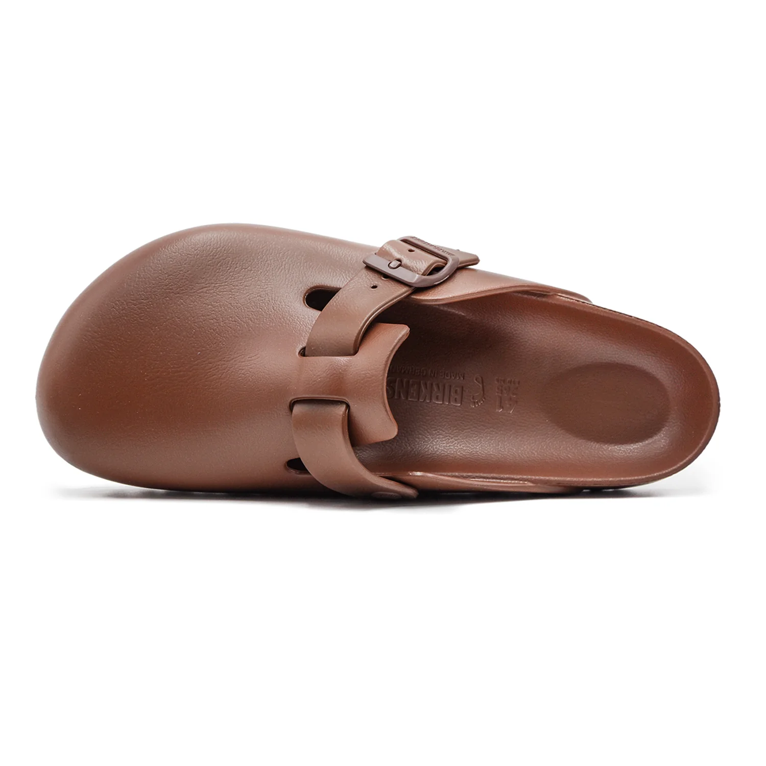 Sabot Birkenstock Boston Eva Marrone Donna Delicato Sulla Pelle - immagine 4