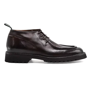 Allacciata Green George Uomo Norvegese Pelle Maremma Marrone