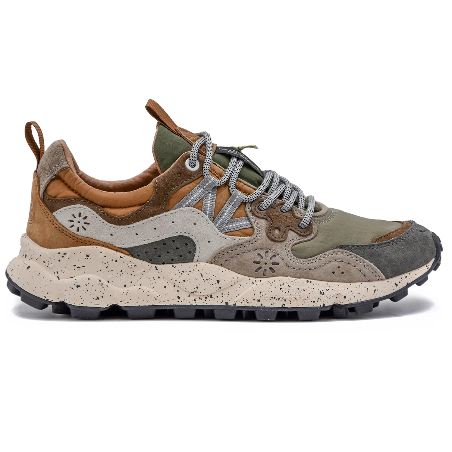 Flower Mountain Grigio Onion Suola Gomma Leggera Sneakers Uomo