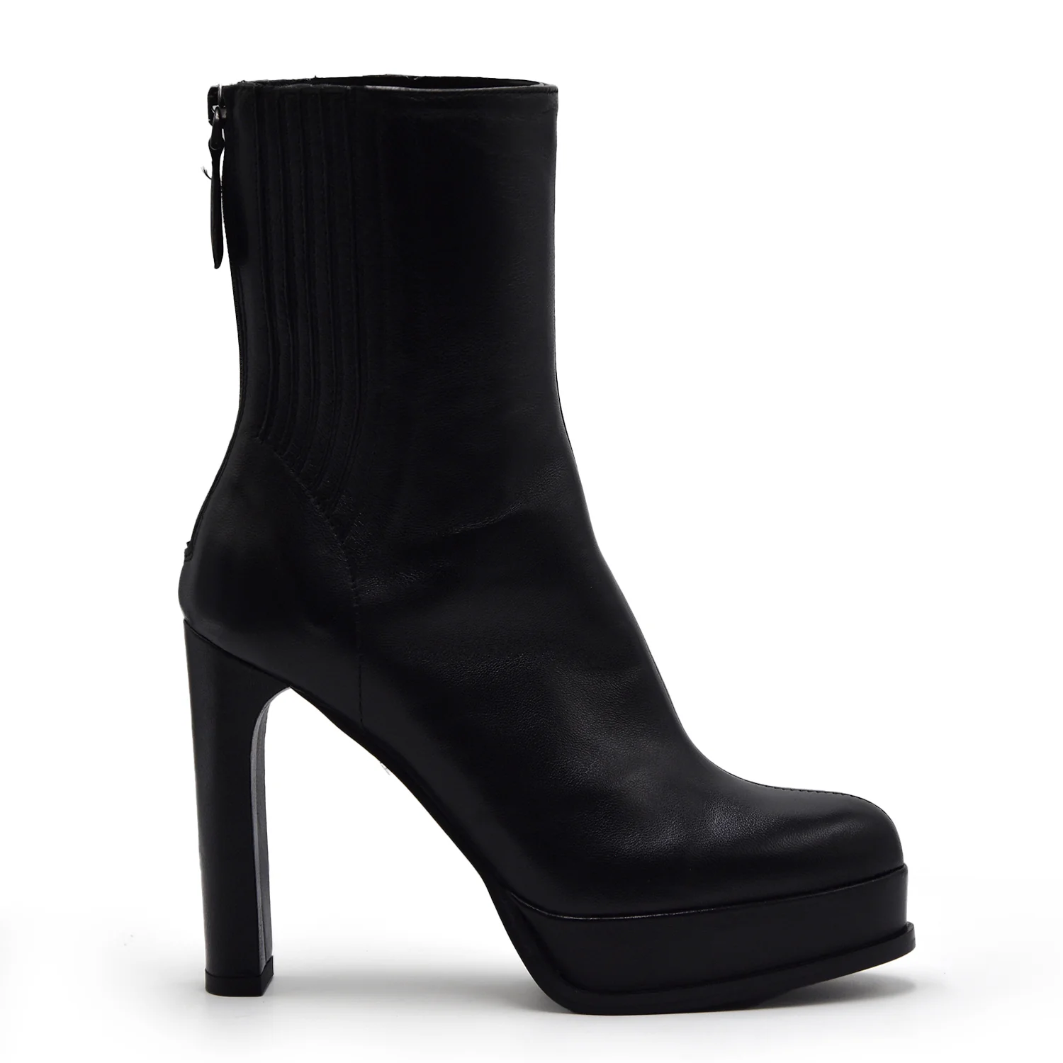 Stivaletti Donna Chantal 1962 Nero Tacco Alto Plateau Grintoso - immagine 2