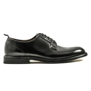 Scarpe Stringate Green George Uomo Derby Fatta A Mano Nero