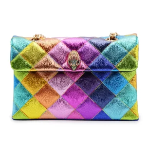 Borsa Donna Kurt Geiger London Kensington Con Motivo Arcobaleno