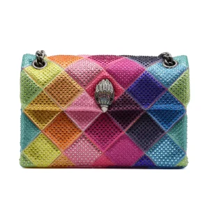Borsa Da Donna Kurt Geiger Kensington Medium Fabric Multicolor