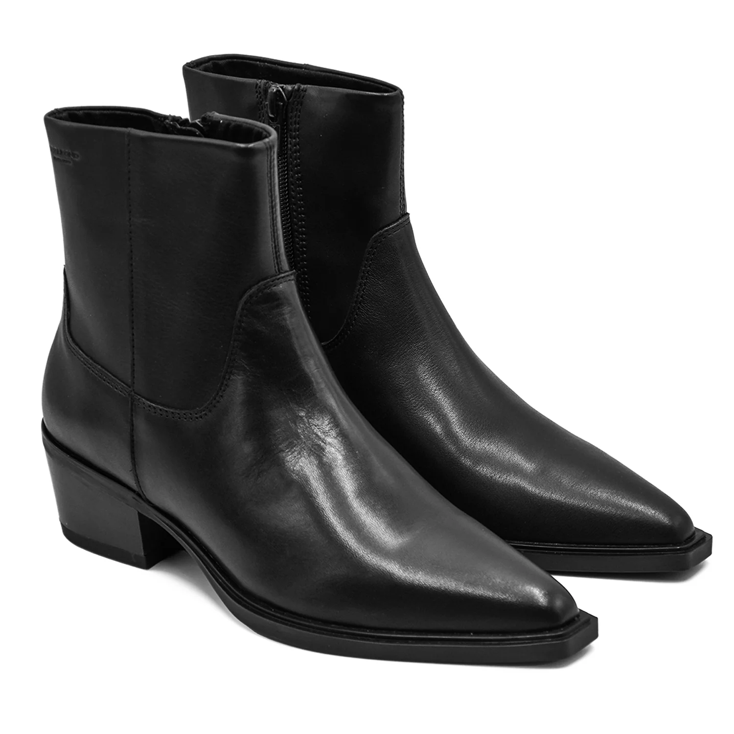 Stivaletti Vagabond Kelsey Nero Design Ispirazione Western Donna - immagine 3