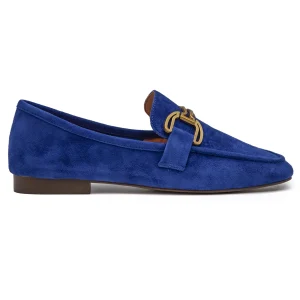 Bibi Lou Mocassini Blu Con Nuovo Morsetto A Contrasto Donna