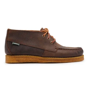 Polacchini Sebago Uomo Pelle Marrone Conciata DAKOTA MUSTANG