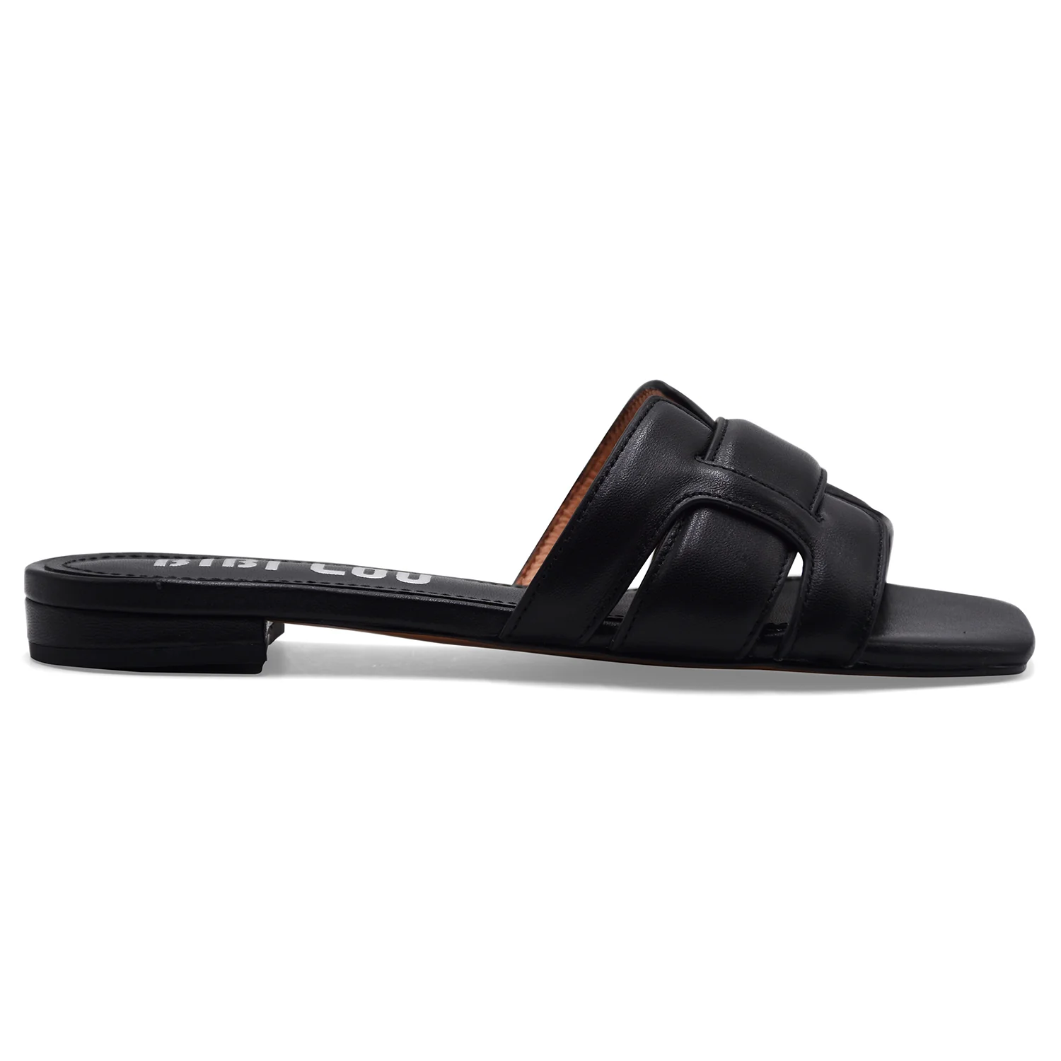 Sandali Bibi Lou Donna Holly Flat Nero Interamente Morbida Pelle - immagine 2