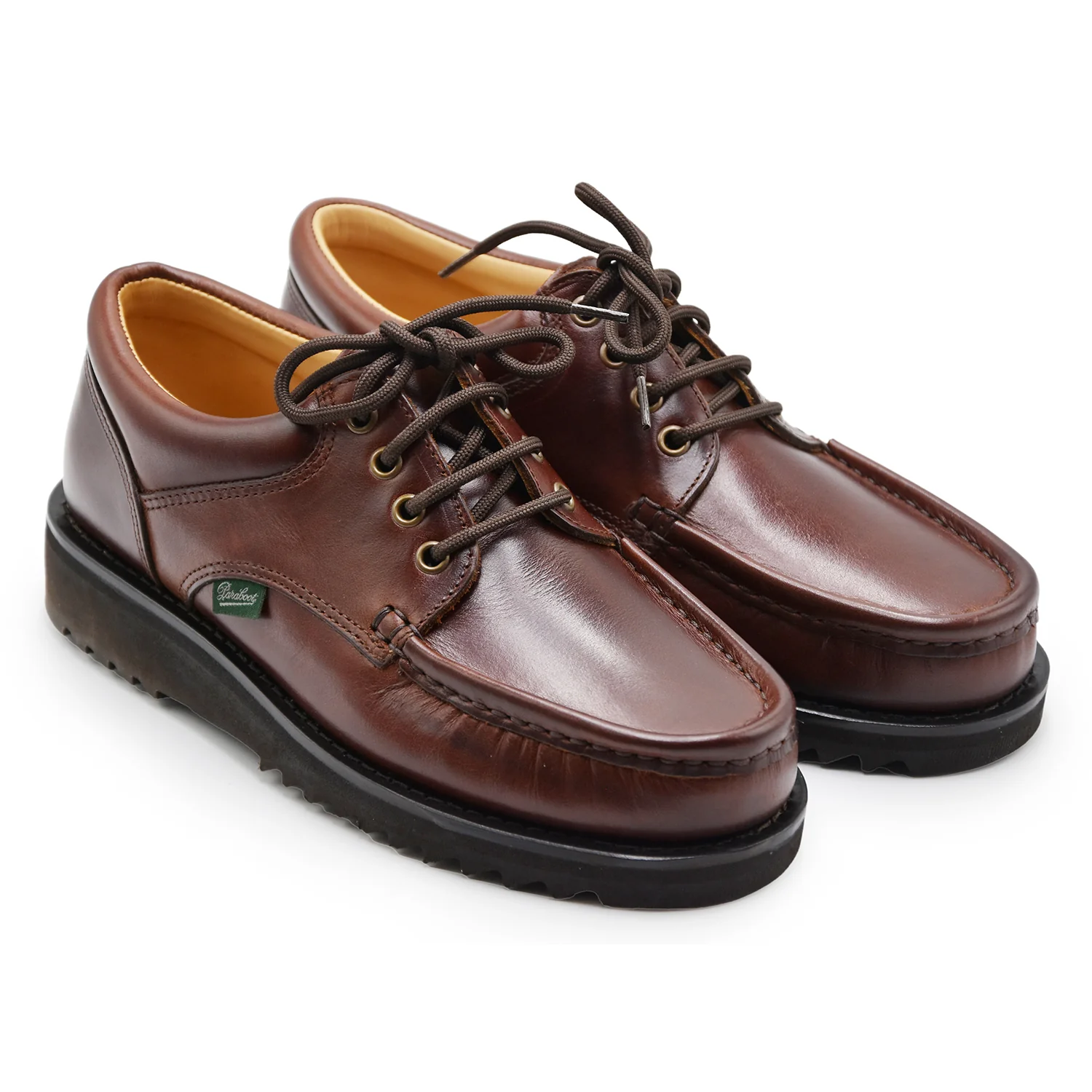 Allacciata Paraboot Uomo Modello Anni '60 Thiers Sport Marrone - immagine 3