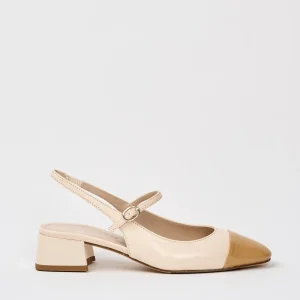 Tre Emme Slingback Nude+milk Donna