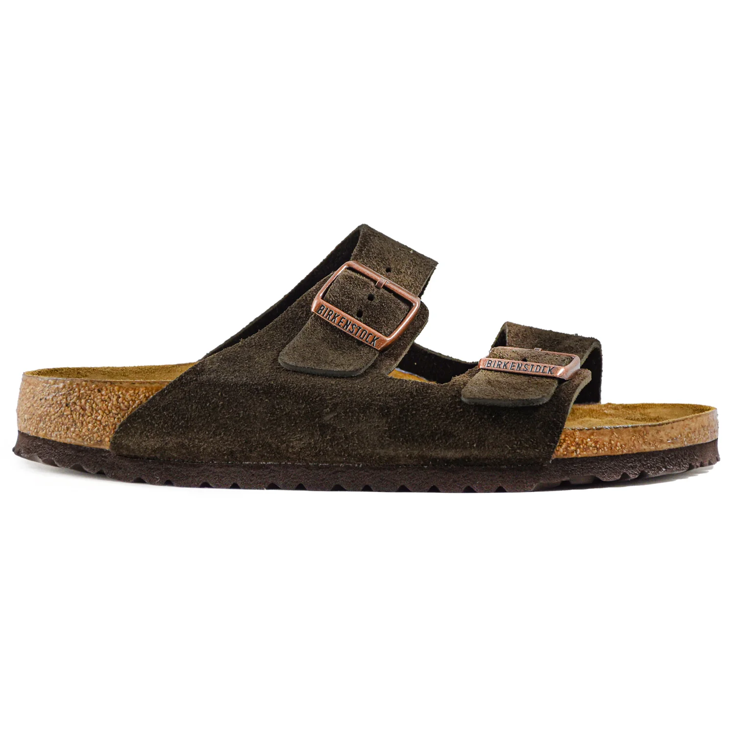 Sandali Birkenstock Arizona Uomo Mocha Plantare Soft Footbed PE - immagine 2
