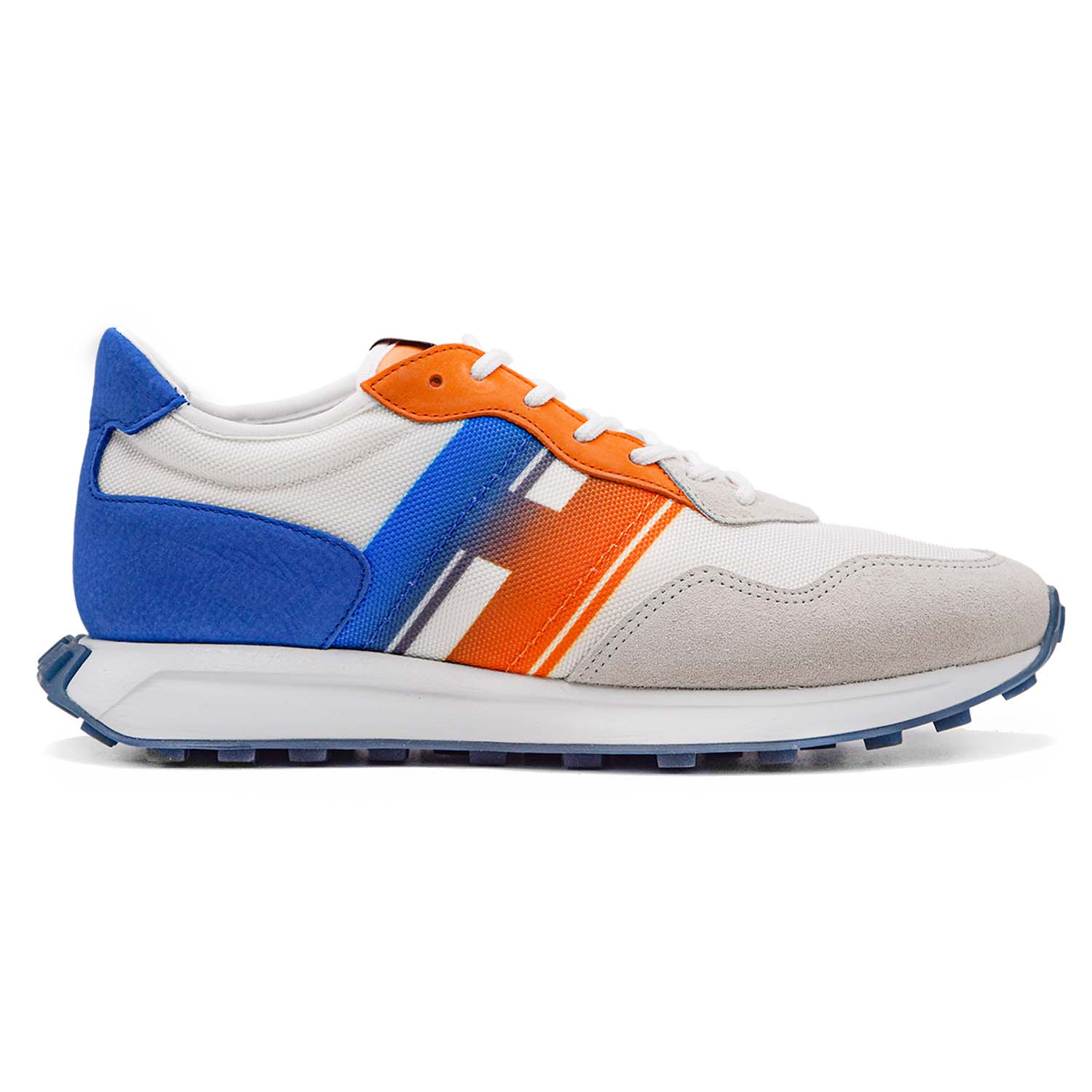 Hogan Sneakers H601 Sabbia Uomo Con Nuova Stampa Dégradé Laterale - immagine 2