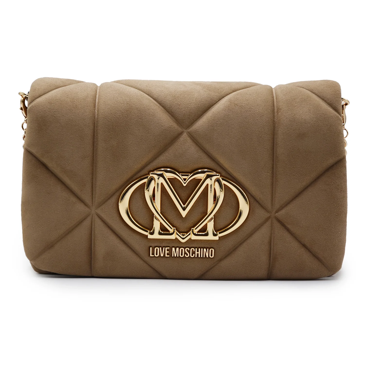 Borsa Donna Love Moschino Sabbia Logo Frontale Clip Magnetica - immagine 2