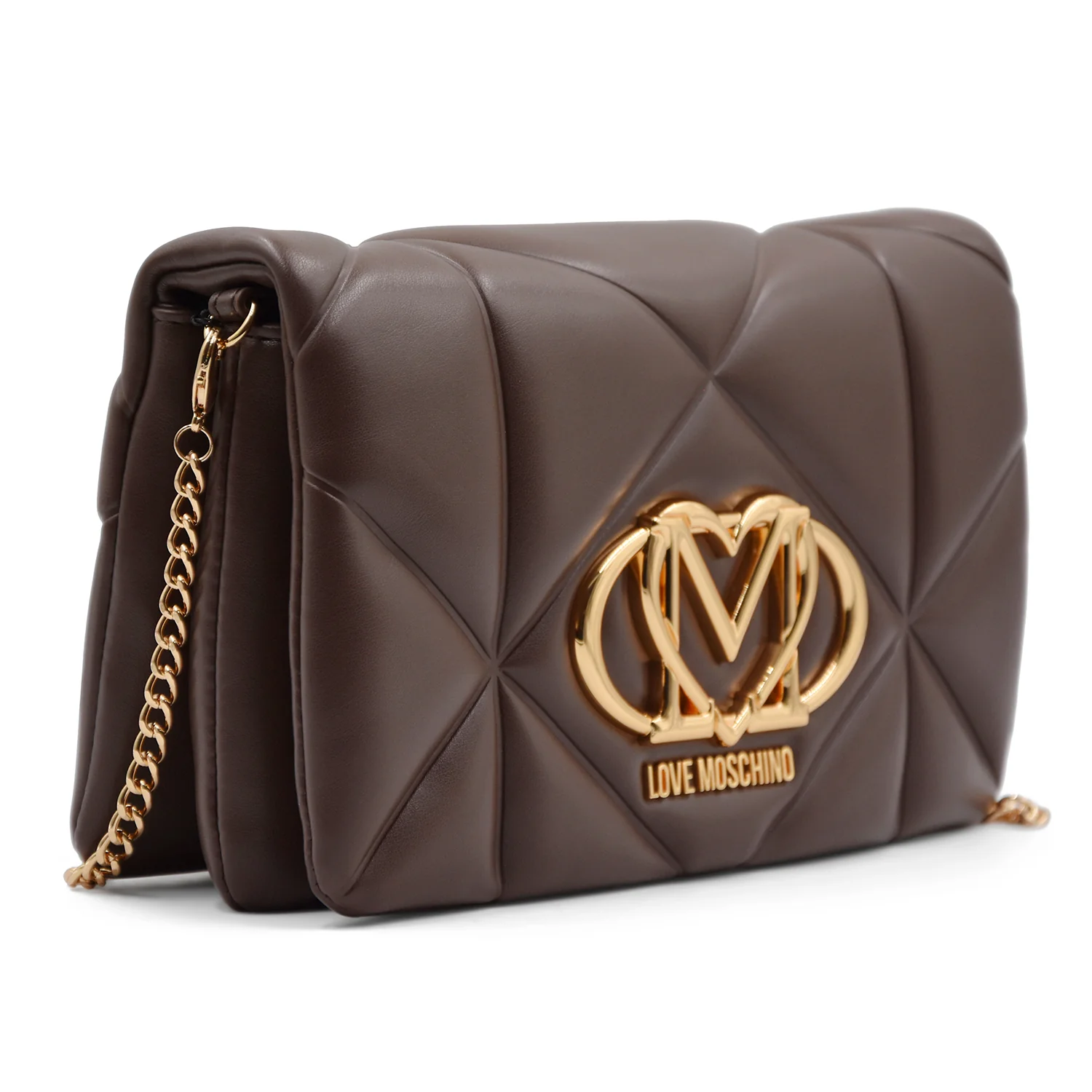 Borsa Love Moschino Donna Ecopelle Cioccolato Tracolla Removibile - immagine 3