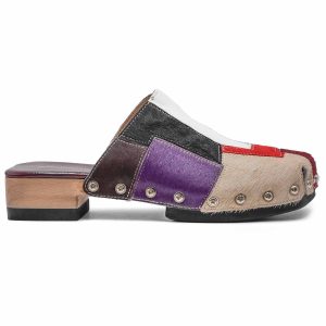 Jeffrey Campbel Sabot Donna Multi Combinazione Pelle Scamosciata