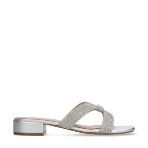 BIBI LOU Sandali da donna con fascia incrociata e strass SLOAN