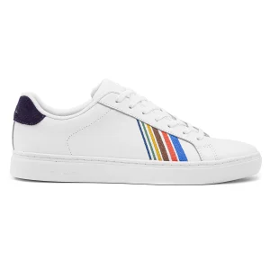 Sneakers Paul Smith Uomo Bianco Design Classico Lampo Di Colore