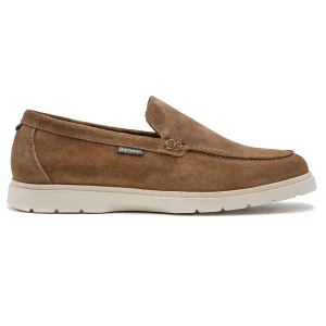 Barbour Mocassini Uomo Taupe Carty Dallo Stile Smart-Casual