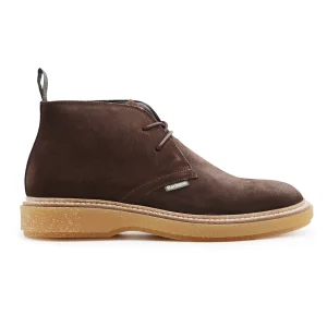 Polacchini Barbour Uomo Blaine Camoscio Marrone Stile Iconico