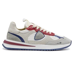 Sneakers Philippe Model Olympique Uomo Bianco Bordeaux 3D Insert