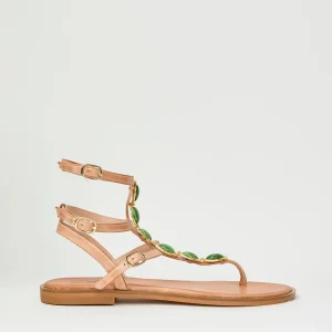 ExÉ Infradito Natural+verde Donna