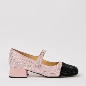 Massimo Santini Mary Jane Rosa+nero Donna