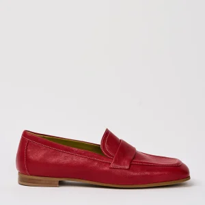 Tre Emme Mocassino Rosso Donna