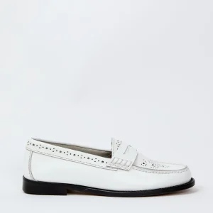 Tre Emme Mocassino Bianco+laser Donna