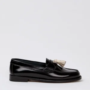Tre Emme Mocassino Nero+arancio Donna