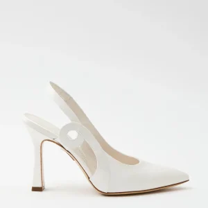 Elata Slingback Bianco Donna