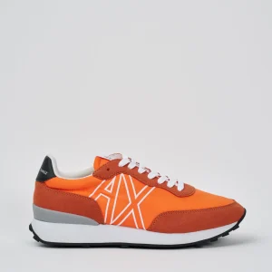 Armani Exchange Sneaker Arancio Bianco Uomo