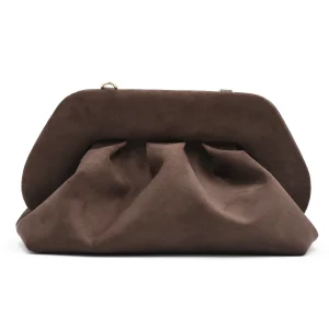 Borsa Donna Themoirè Tia Vegan Suede Ebony Stile Iconico Grintoso