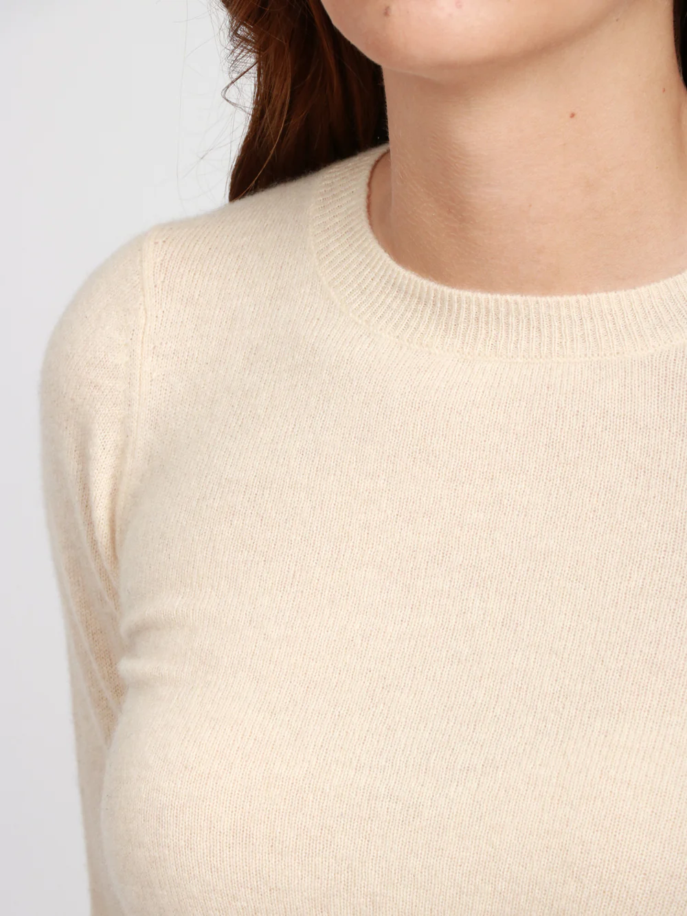 Maglia Catelina Girocollo in Cashmere Conchiglia - immagine 7