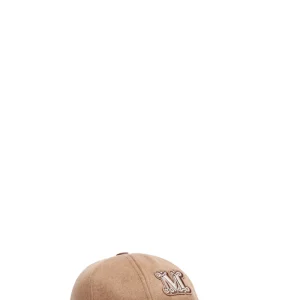 Cappello da Baseball Fedora in Cammello Beige