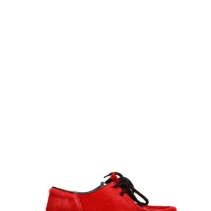 Scarpe Mocassino Dora in Cavallino Rosse