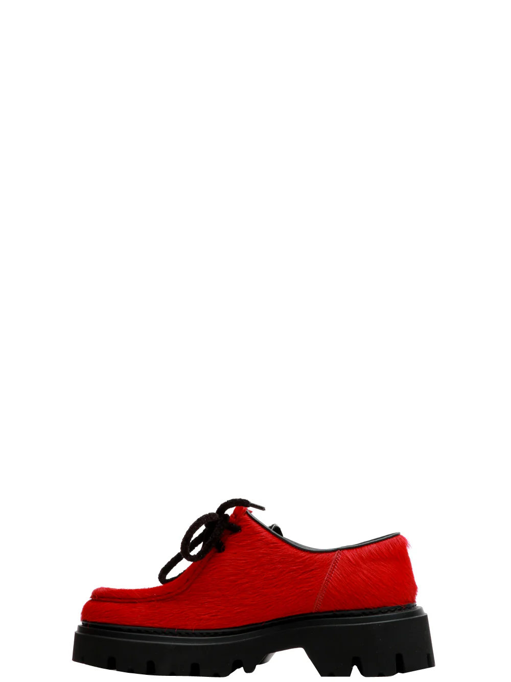 Scarpe Mocassino Dora in Cavallino Rosse - immagine 3