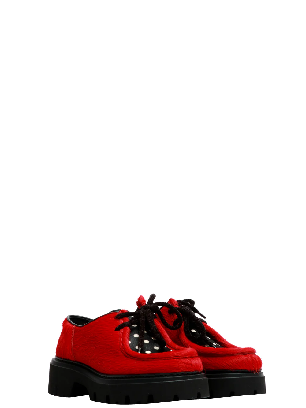 Scarpe Mocassino Dora in Cavallino Rosse - immagine 4