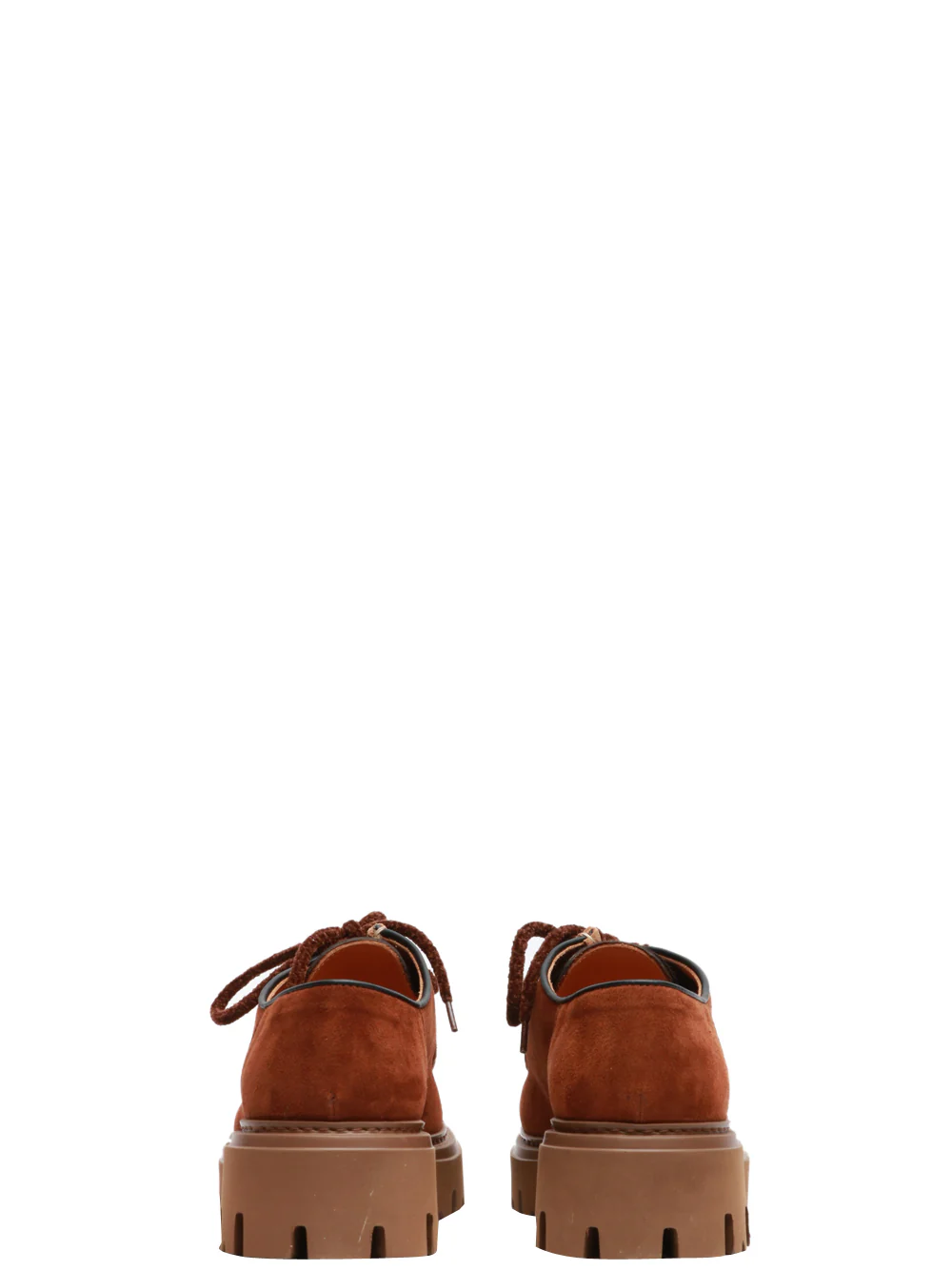Scarpe Mocassino Dora in Pelle Scamosciata Cuoio - immagine 5