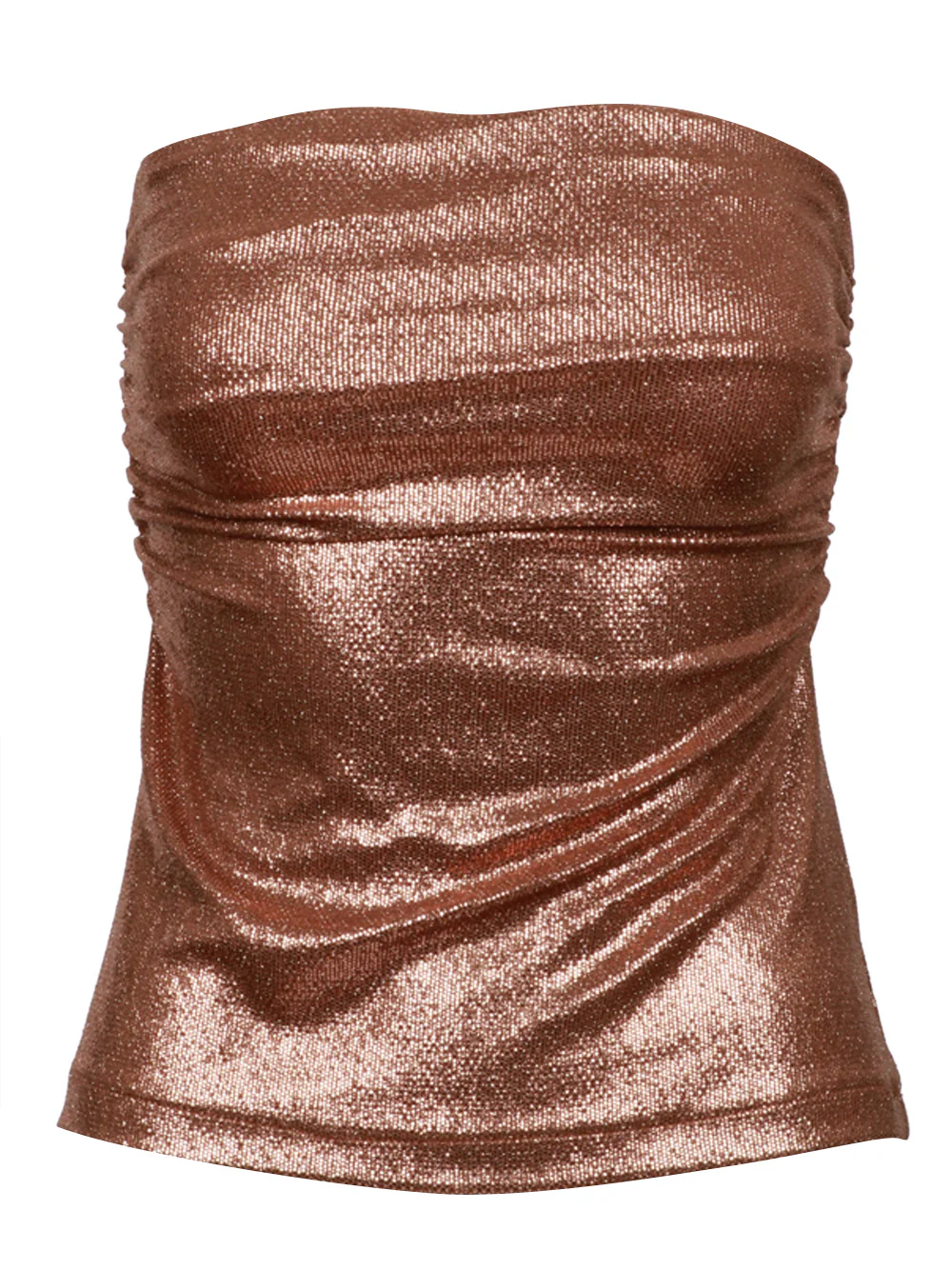 Top a Fascia Laminato con Riflessi Bronzo