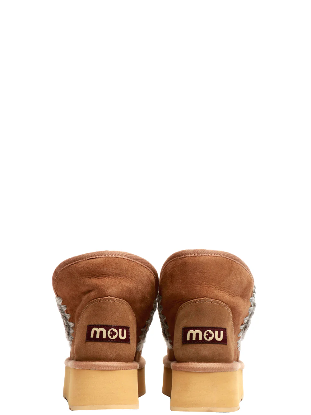 Stivali Mini Eskimo Platform in Suede Fango - immagine 5