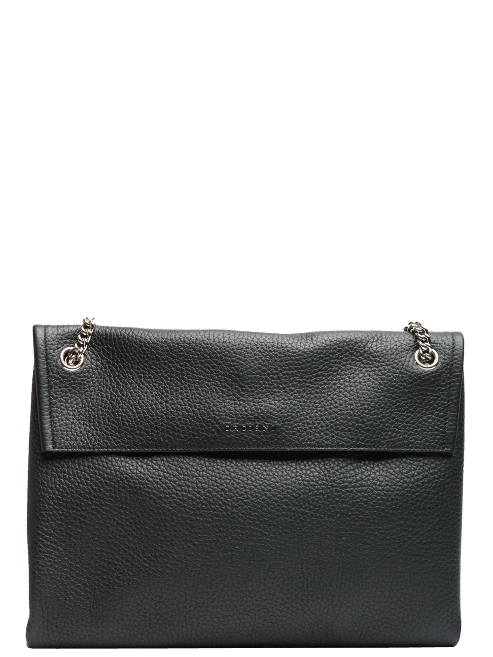 Borsa a Spalla Venus in Pelle Martellata Nera