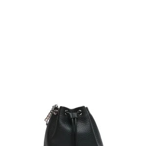 Borsa a Mano Secchiello Mini Nest Soft in Pelle Nera