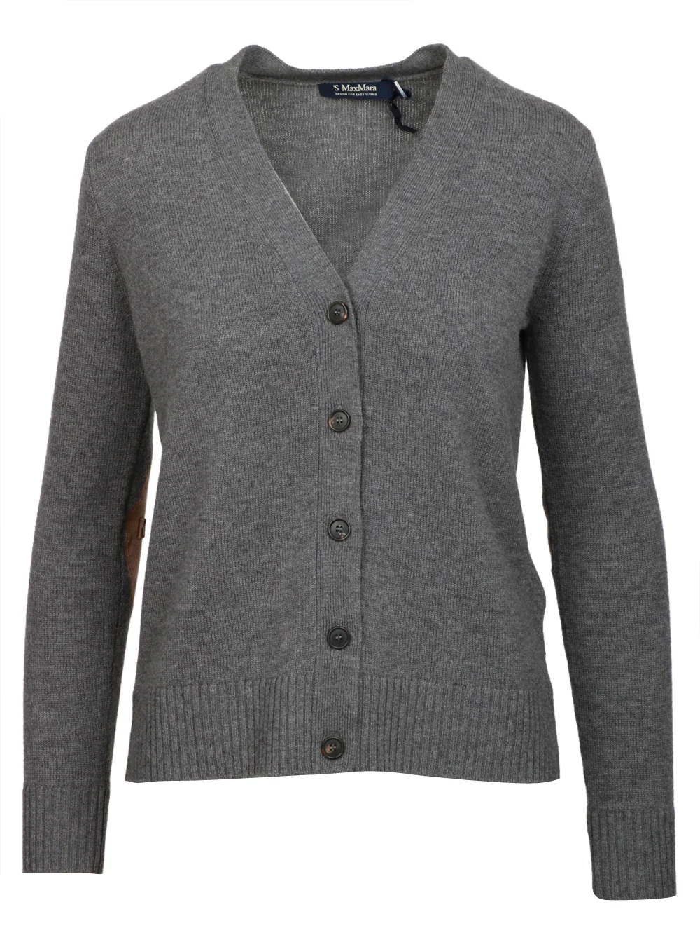 Cardigan Apollo taglio Maschile in Lana Grigio