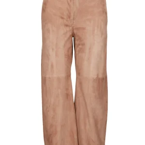 Pantaloni Avio in Suede Miele