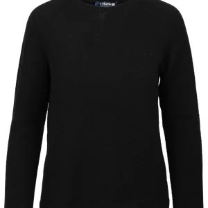 Maglia Georg Girocollo in Misto Lana e Cashmere Nera