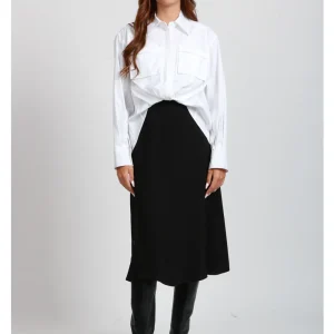 Vestito Mayara Chemisier Bianco e Nero