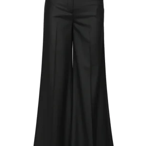 Pantaloni Via Mascagni in Fresco di Lana Neri
