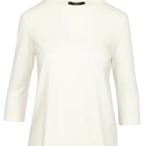 Maglia Multia Gircollo in Cotone Panna