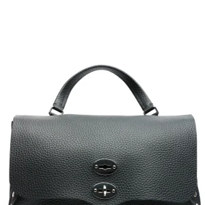 Borsa a Mano Postina Centauro Media in Pelle Nera